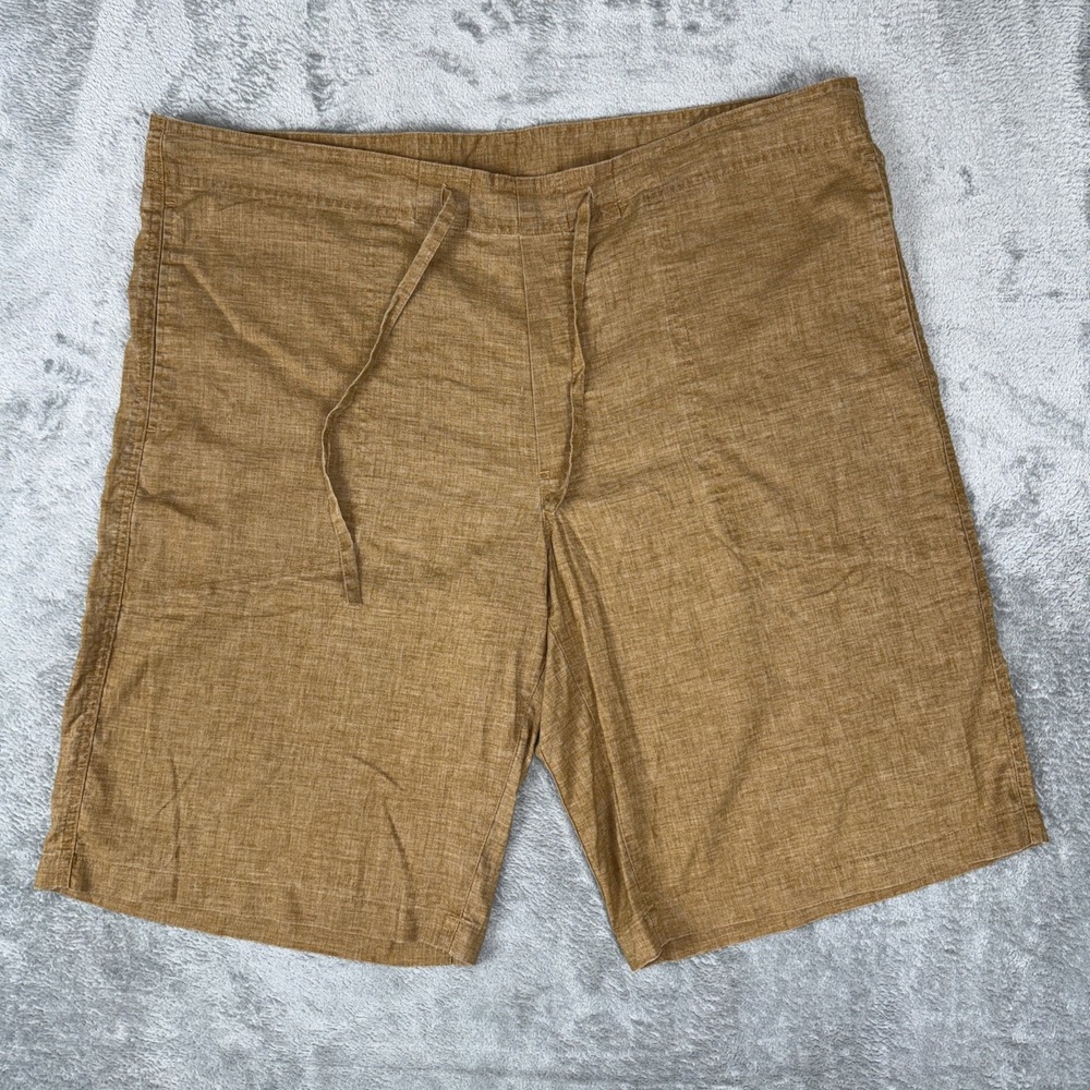 Prana Shorts Mens Size XXL Regular‎ Fit Outdoors Hiking Hemp Blend